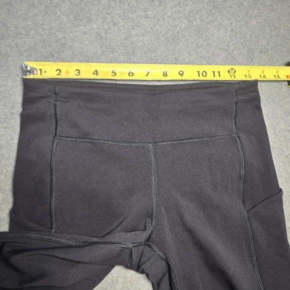 Lululemon Speed Up Crop Leggings Sz 6 Black Active Workout Yoga Pilates Gym - Picture 4 of 10